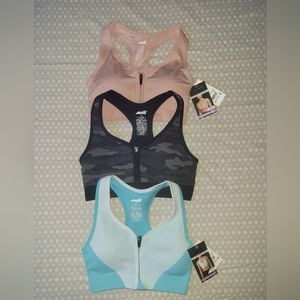 Sports Bras front zip